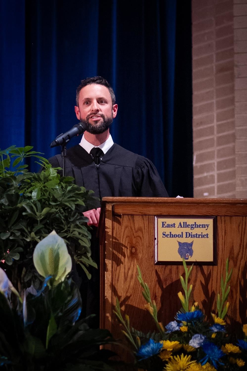 Superintendent Joseph DiLucente gives welcome speech at graduation Superintendent Joseph DiLucente gives welcome speech at graduation