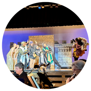 scene from Spam-a-lot musical